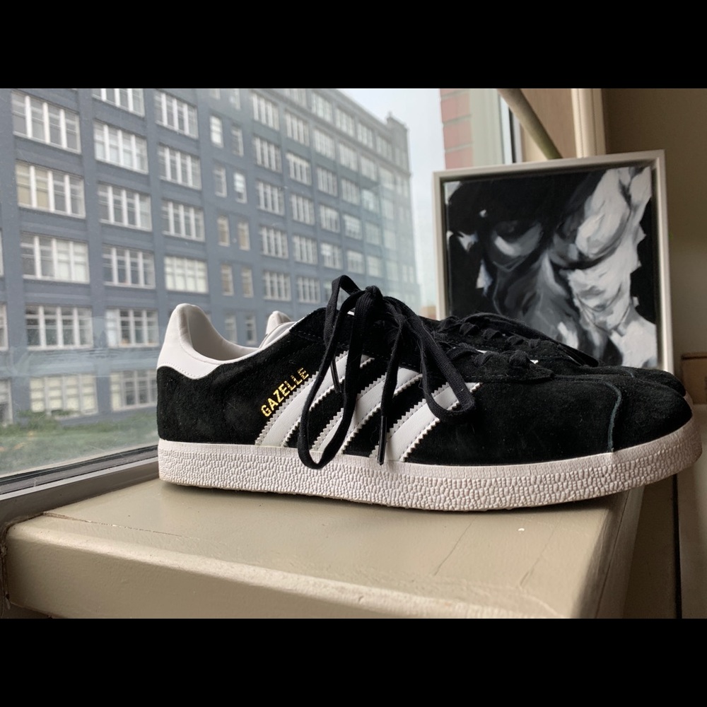 Adidas Gazelles in Black
